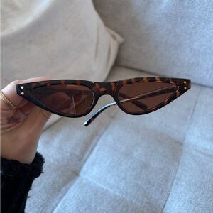 Tortoise Shell Cat-Eye Sunglasses